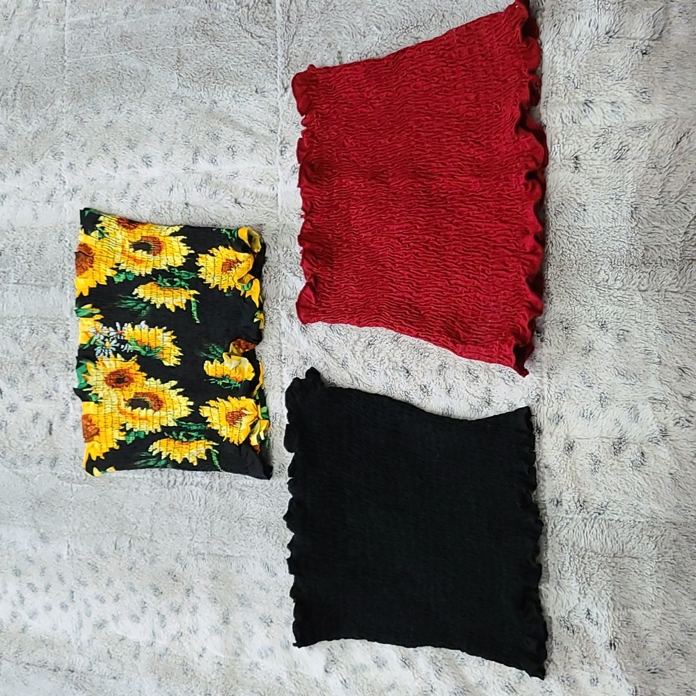 3 tube tops. M